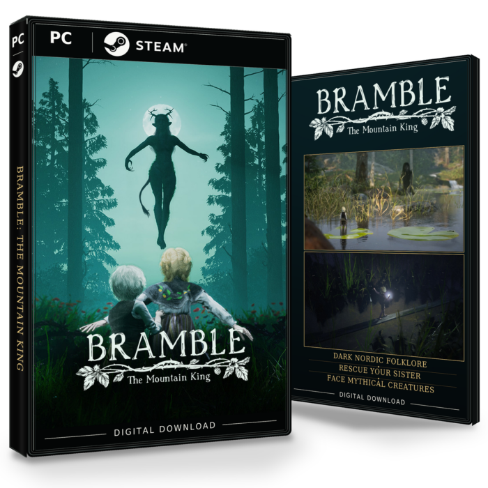 Forside og bakside av Bramble: The Mountain King Steam