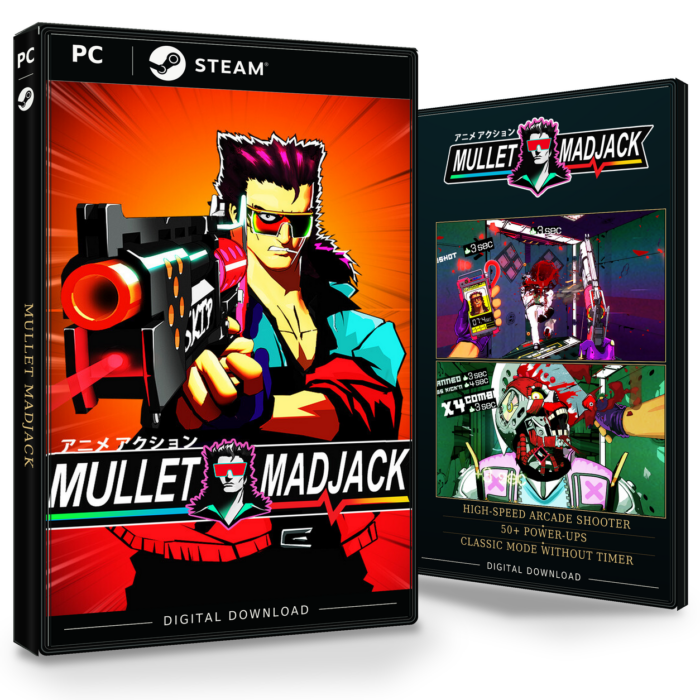Forside og bakside av MULLET MADJACK Steam