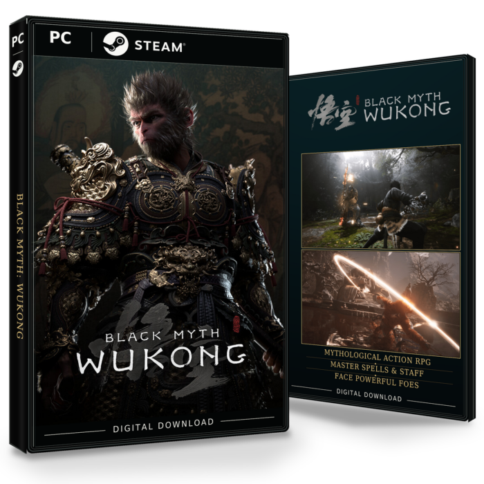 Forside og bakside av Black Myth: Wukong Steam