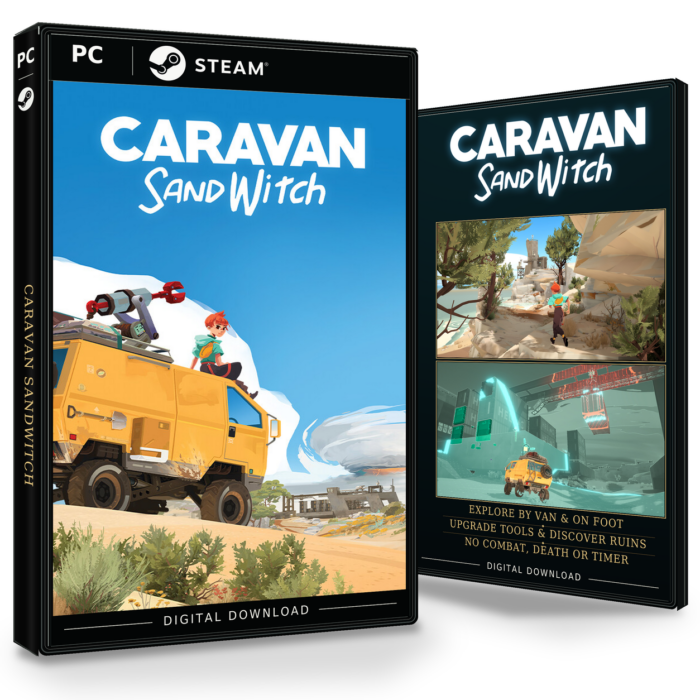 Forside og bakside av Caravan SandWitch Steam
