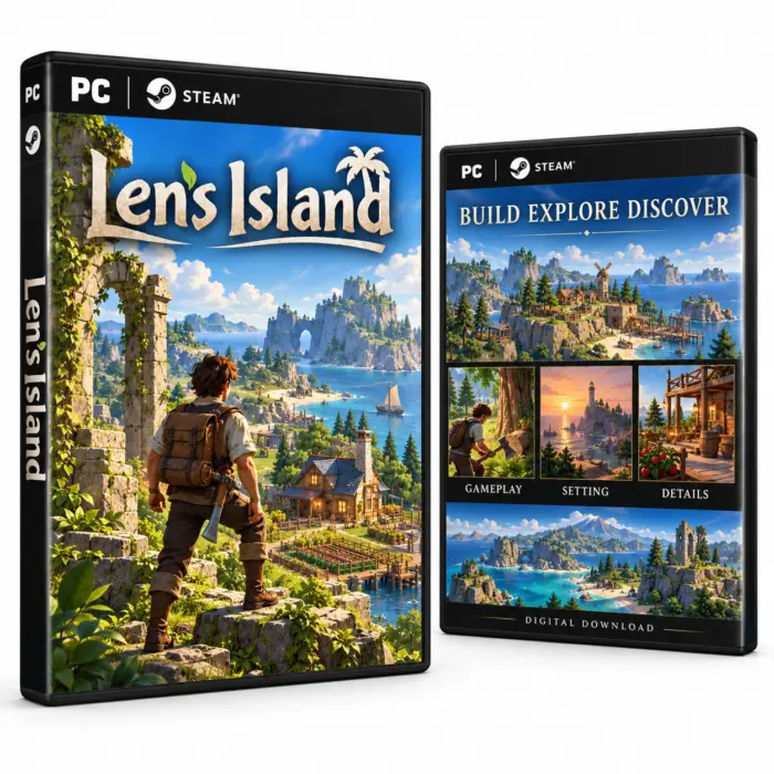 Omslag for Len’s Island til PC og Steam