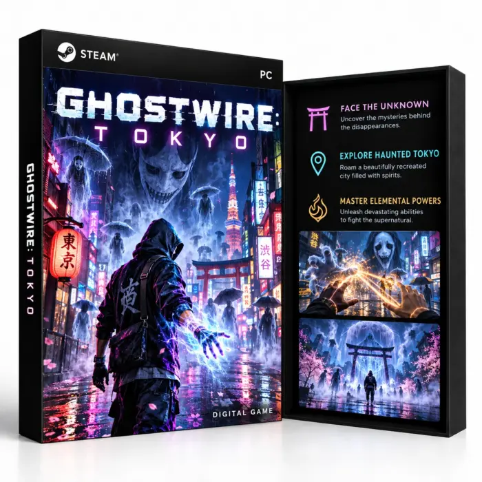 Ghostwire: Tokyo Steam – digitalt spill for Steam
