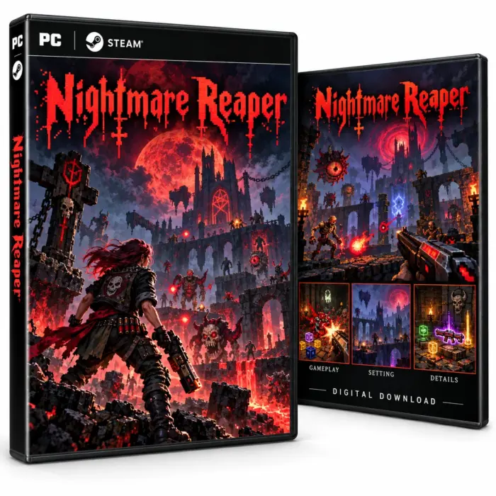 Nightmare Reaper for Steam – illustrasjon av det digitale spillet