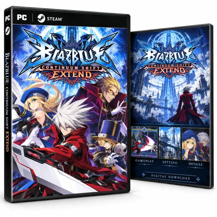 BlazBlue: Continuum Shift Extend for Steam – illustrasjon av det digitale spillet