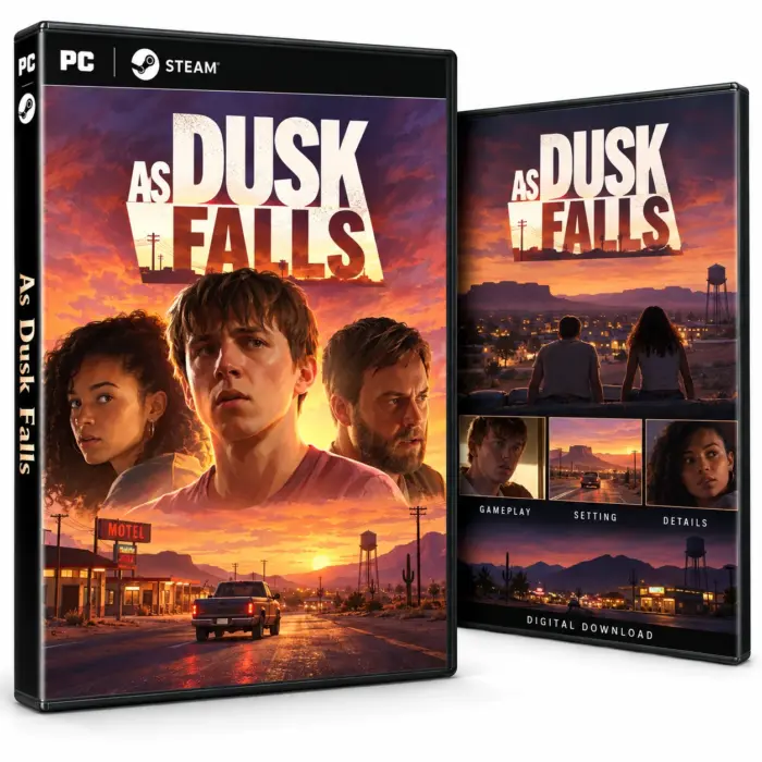 As Dusk Falls for Steam – illustrasjon av det digitale spillet