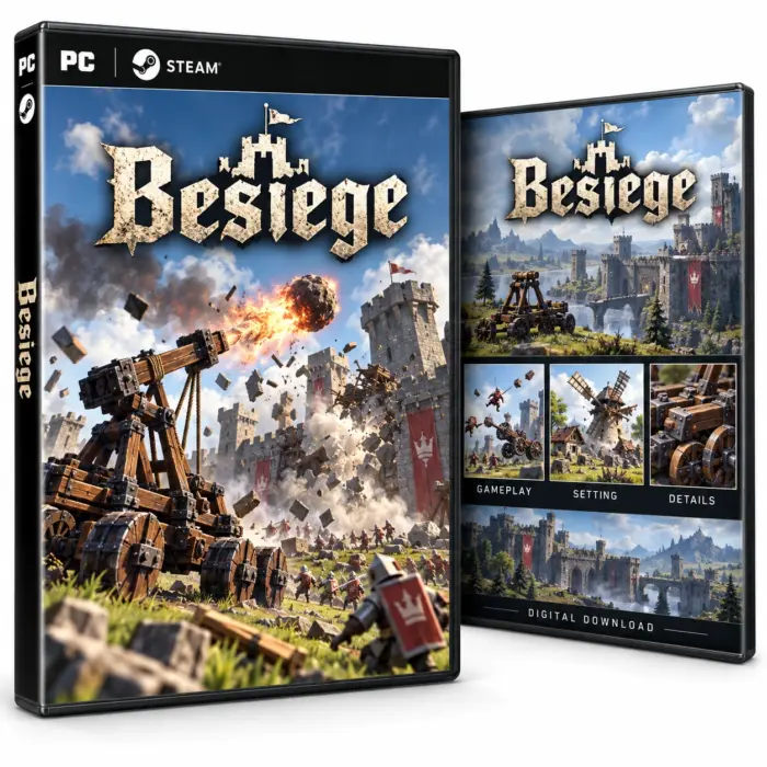 Besiege for Steam – illustrasjon av det digitale spillet