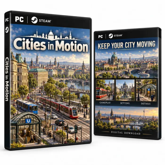 Cities in Motion for Steam – illustrasjon av det digitale spillet