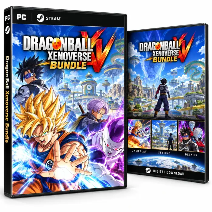 Dragon Ball Xenoverse Bundle for Steam – illustrasjon av det digitale spillet