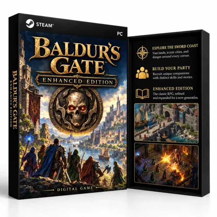 Baldur's Gate: Enhanced Edition Steam – digitalt spill for Steam