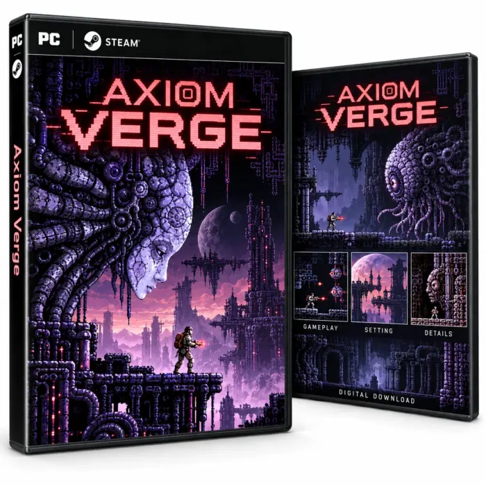 Axiom Verge for Steam – illustrasjon av det digitale spillet