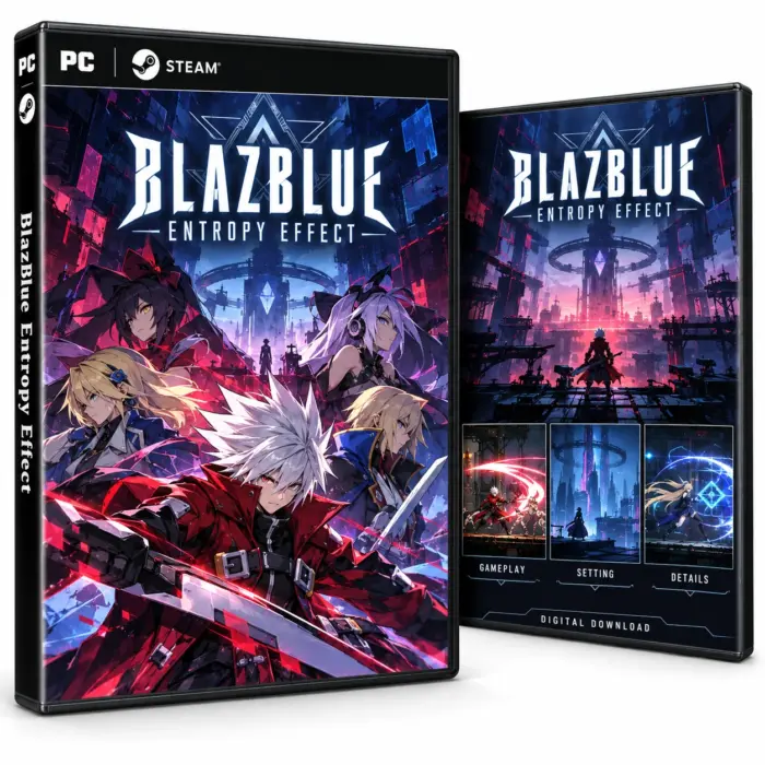 BlazBlue Entropy Effect for Steam – illustrasjon av det digitale spillet