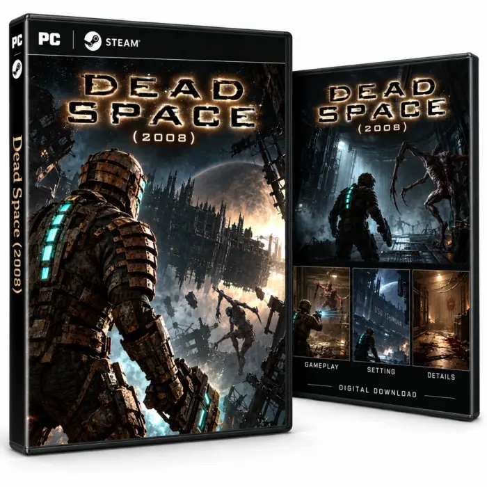 Dead Space fra 2008 for Steam – illustrasjon av det digitale spillet