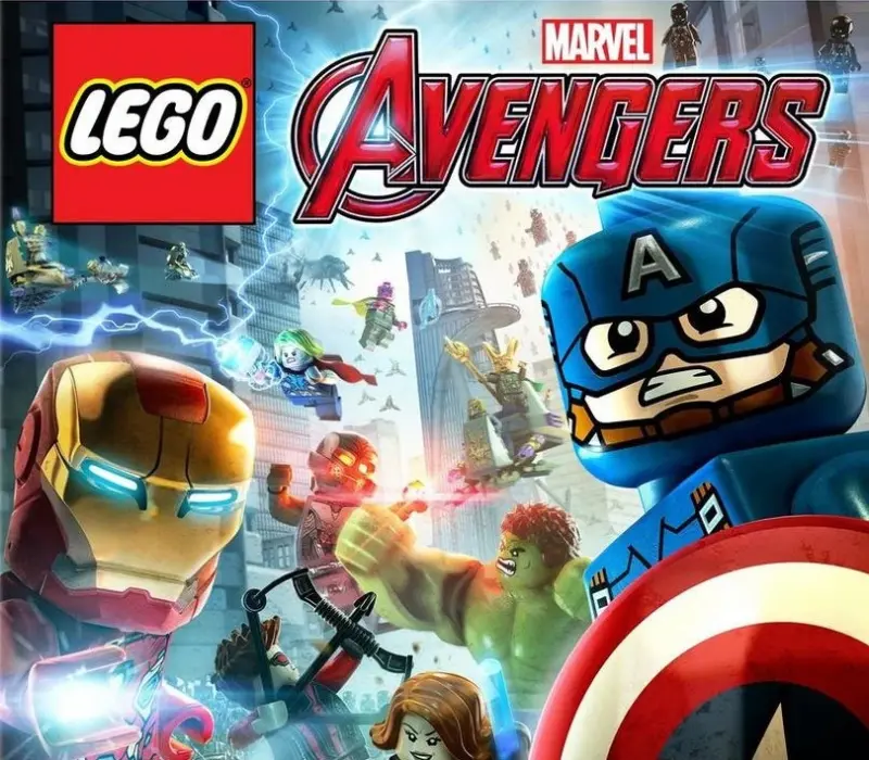 LEGO Marvel Avengers med Captain America, Iron Man og andre superhelter