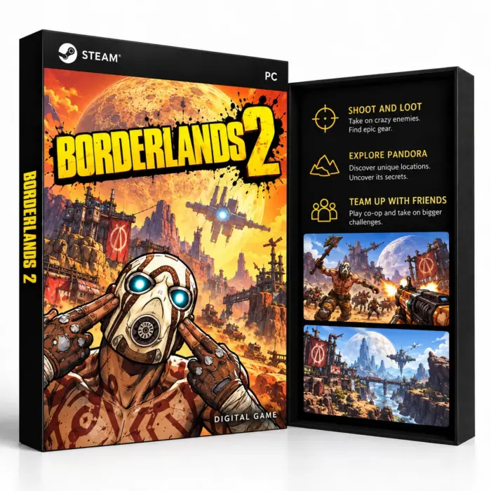 Borderlands 2 Steam – digitalt spill for Steam