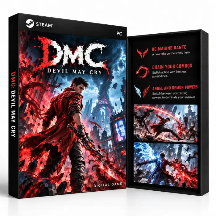 DmC: Devil May Cry Steam – digitalt spill for Steam