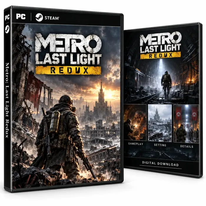 Metro: Last Light Redux for Steam – illustrasjon av det digitale spillet