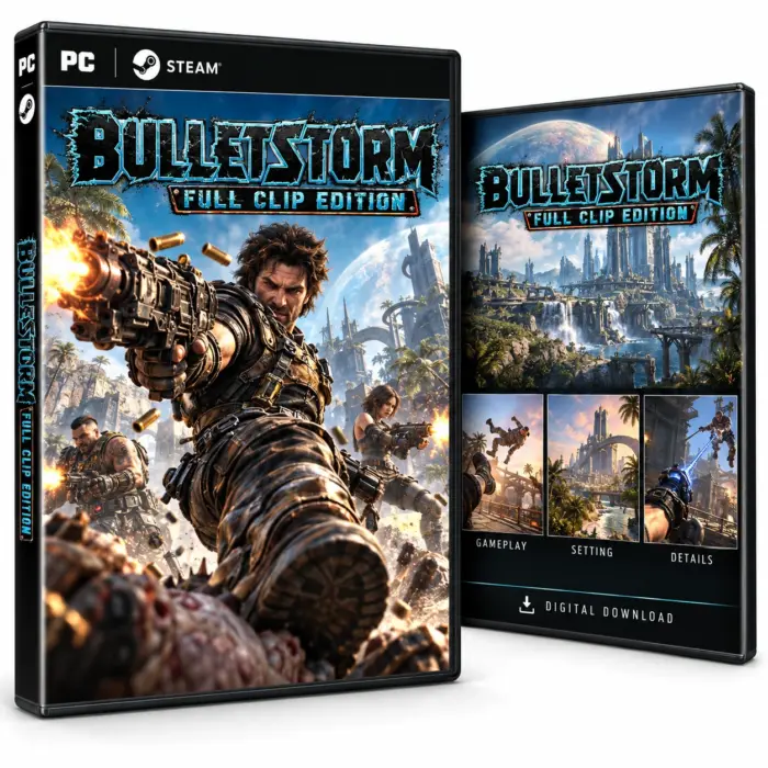 Bulletstorm Full Clip Edition for Steam – illustrasjon av det digitale spillet