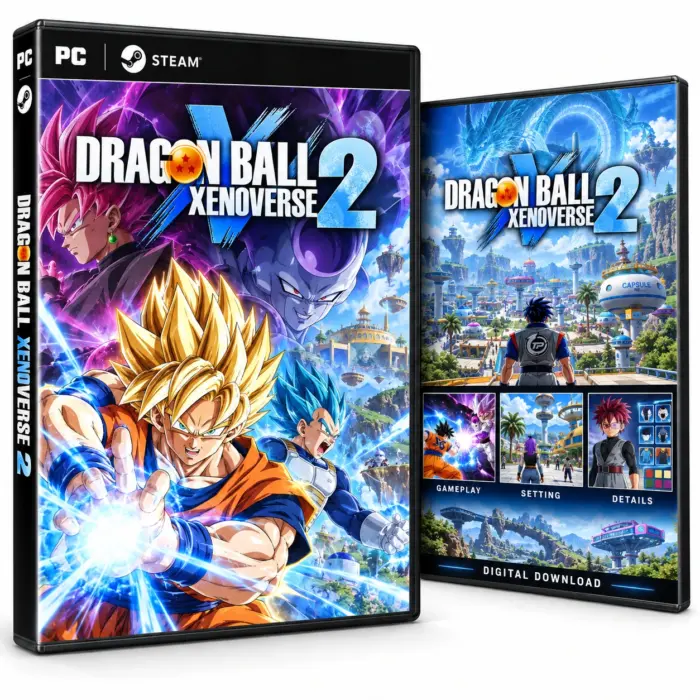 Dragon Ball Xenoverse 2 for Steam – illustrasjon av det digitale spillet