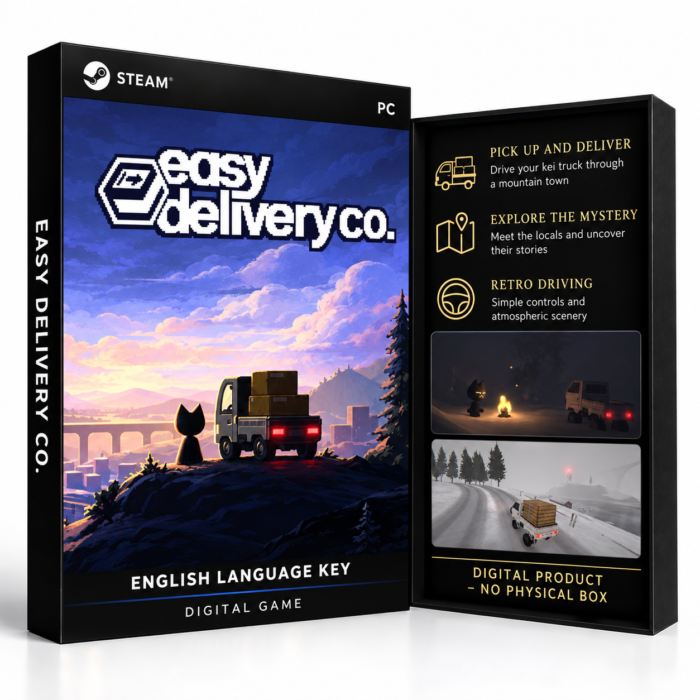 Easy Delivery Co. – digital spillutgave vist med forside og bakside