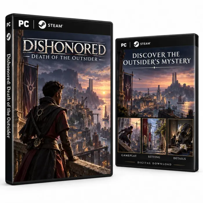 Dishonored: Death of the Outsider for Steam – illustrasjon av det digitale spillet