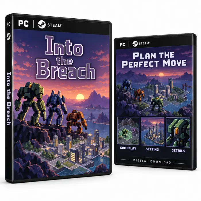 Omslag for Into the Breach til PC og Steam