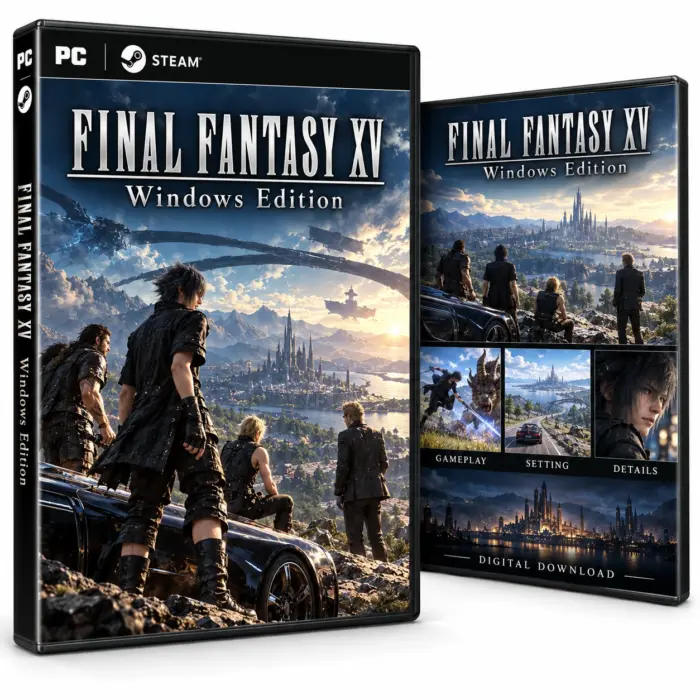 FINAL FANTASY XV Windows Edition for Steam – illustrasjon av det digitale spillet