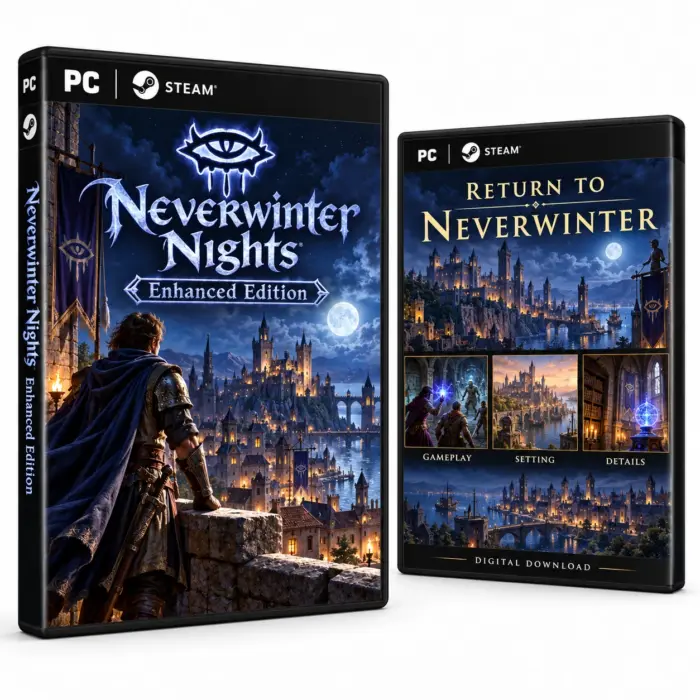 Neverwinter Nights: Enhanced Edition for Steam – illustrasjon av det digitale spillet
