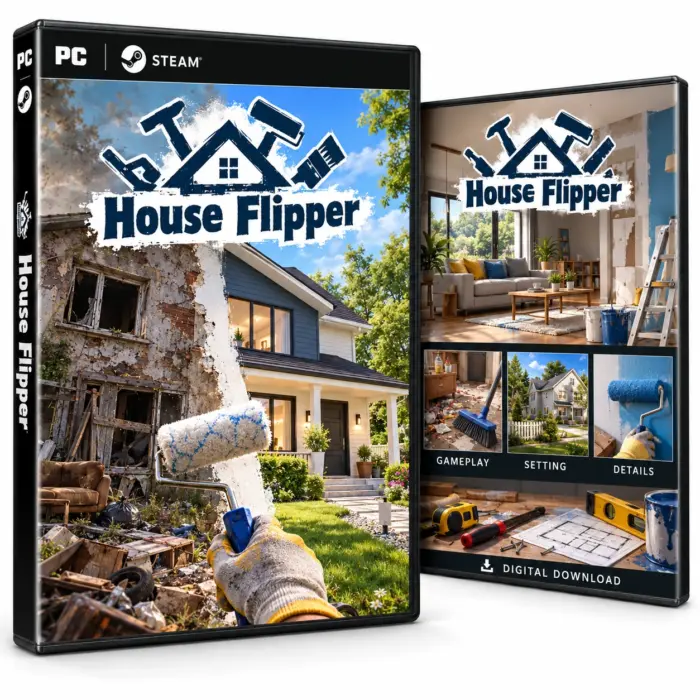 House Flipper for Steam – illustrasjon av det digitale spillet