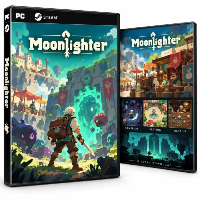 Moonlighter for Steam – illustrasjon av det digitale spillet