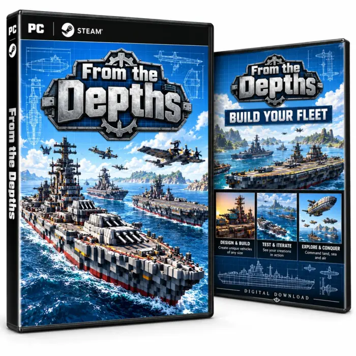 From the Depths for Steam – illustrasjon av det digitale spillet
