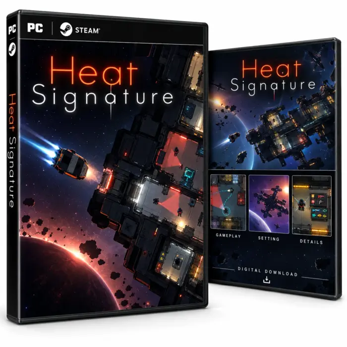 Heat Signature for Steam – illustrasjon av det digitale spillet