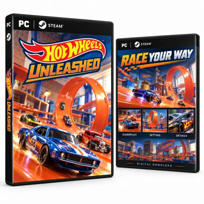 Omslag for HOT WHEELS UNLEASHED til PC og Steam
